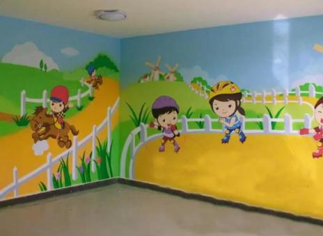 钦州幼儿园墙体彩绘制作流程及注意事项