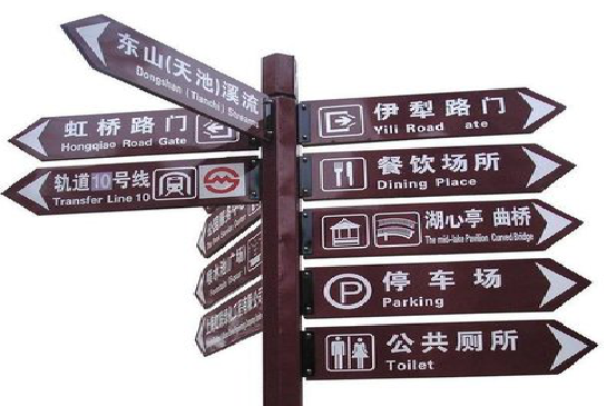 钦州标牌的基本功能。