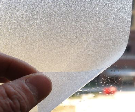 钦州玻璃门外面粘广告用什么材料好？