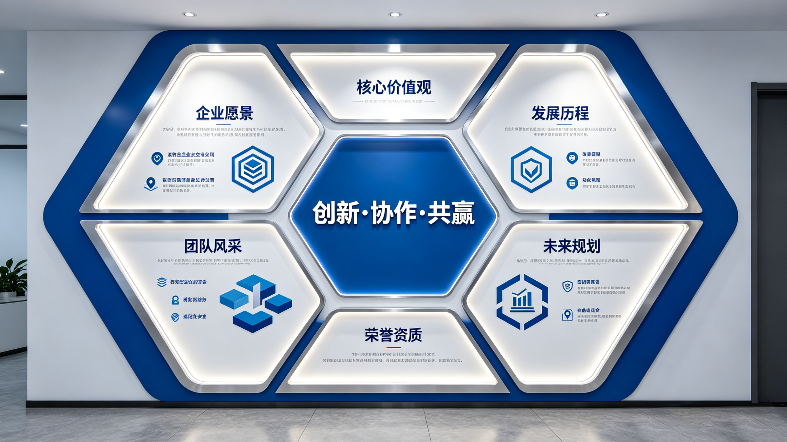 钦州企业文化墙六边形避坑指南（新手常犯5个错误）